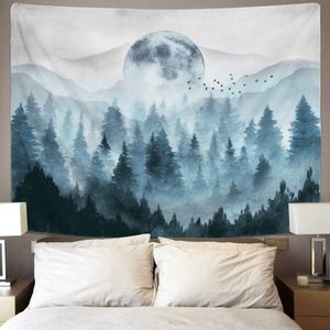 Mystical Mountain Tapestry Wall Hanging
